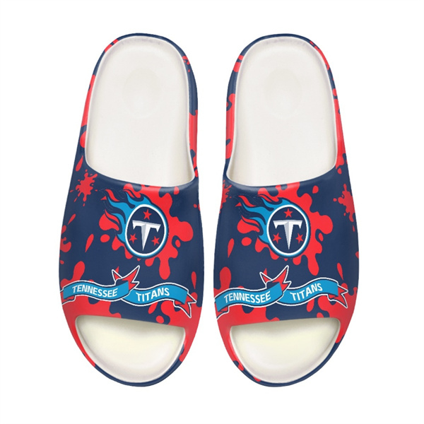 Men's Tennessee Titans Yeezy Slippers/Shoes 001